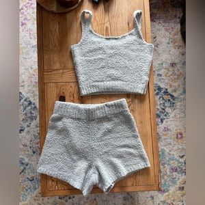 SKIMS Grey Lounge/Pajama Set